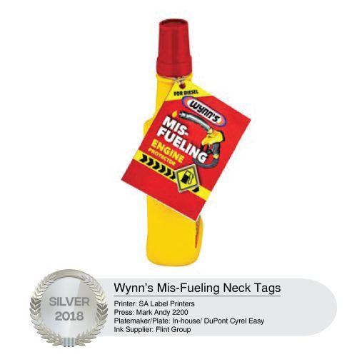 Wynn's Mis-Fueling Neck Tags