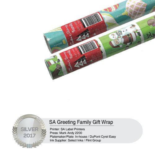 SA Greetings Family Gift Wrap