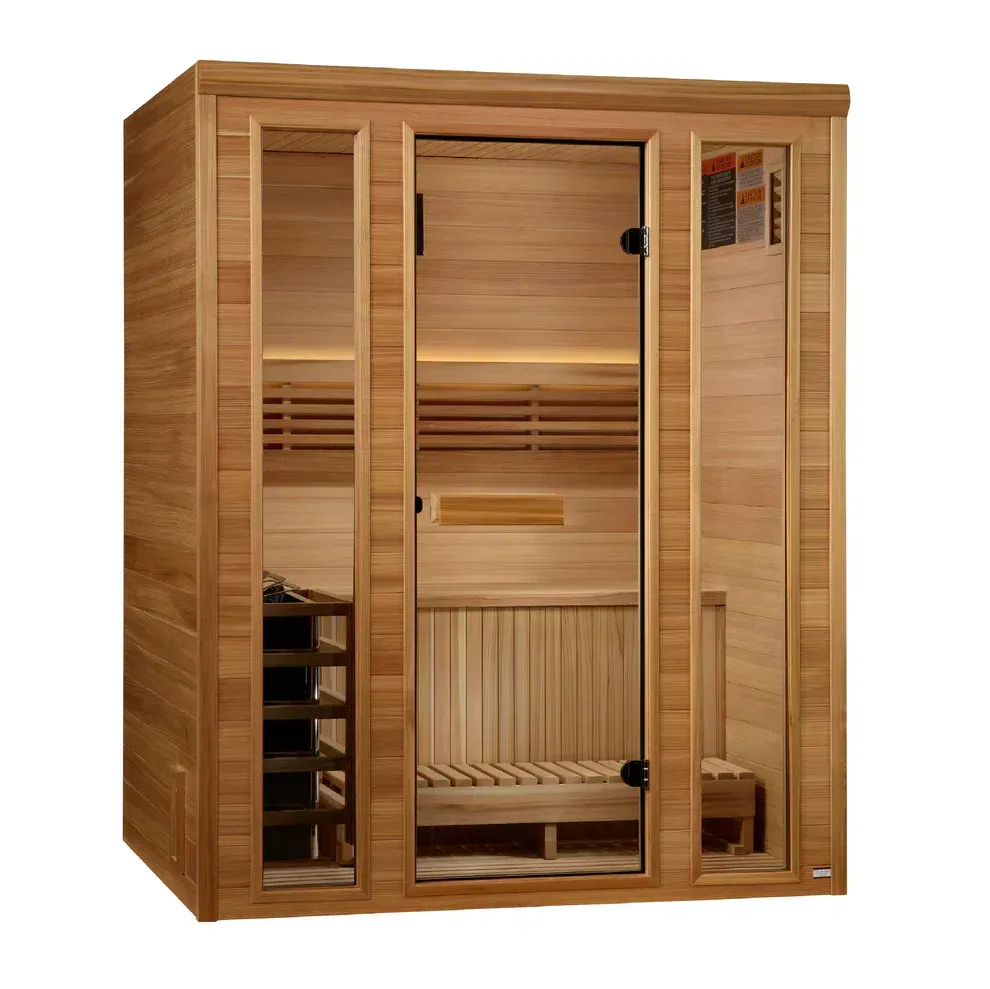 Pro 6 P6-5210-01 Near Zero EMF Far Infrared Sauna Clear Glass 1-2 Person