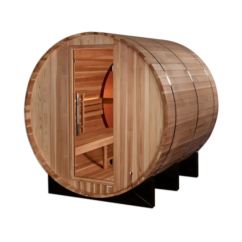 Pro 6 P6-5210-01 Near Zero EMF Far Infrared Sauna Clear Glass 1-2 Person