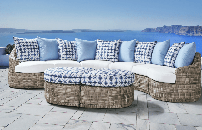 Luna Cove Scatter Back Sectional — Boothwyn, PA — Half Price Hot Tubs