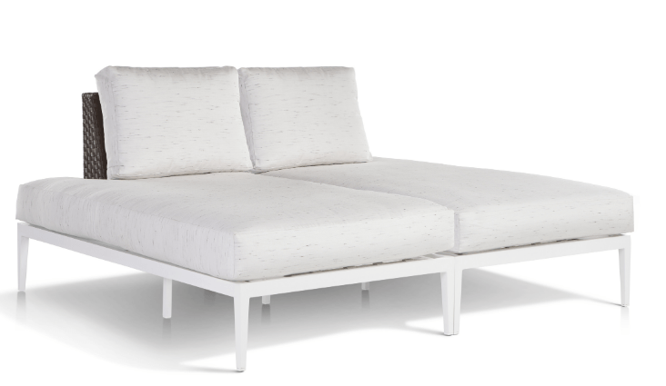 Stevie Double Chaise Lounge With Wraparound Cushions — Boothwyn, PA — Half Price Hot Tubs