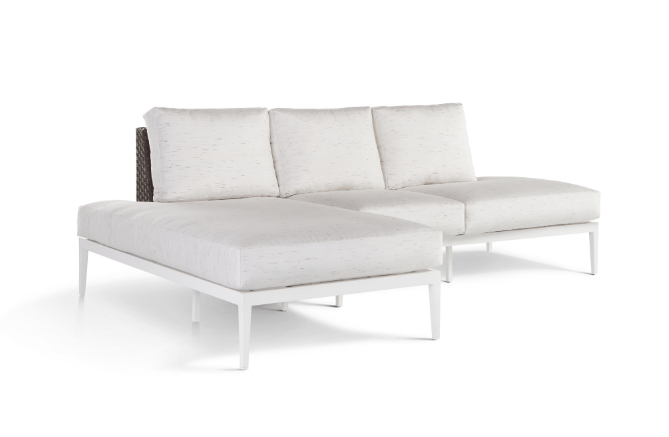 Stevie Mini-Sectional Chaise And Loveseat With Wraparound Cushions — Boothwyn, PA — Half Price Hot Tubs