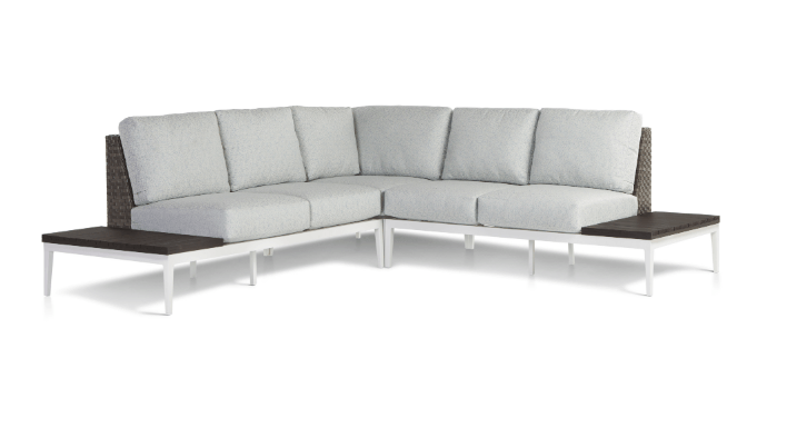 Stevie Sectional L-Shaped Symmetrical 3pc With Side Tables — Boothwyn, PA — Half Price Hot Tubs