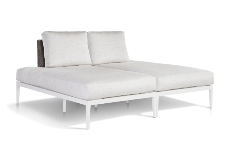 Stevie Double Chaise Lounge With Wraparound Cushion — Boothwyn, PA — Half Price Hot Tubs