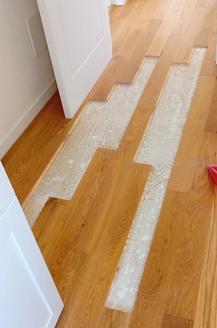 Esempio di posa del parquet