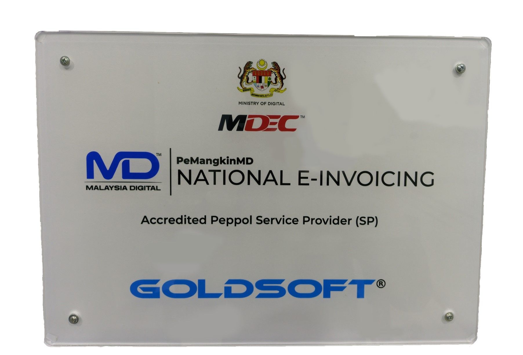 Goldsoft certified as Accredited Peppol Service Provider (SP) for e-invoicing