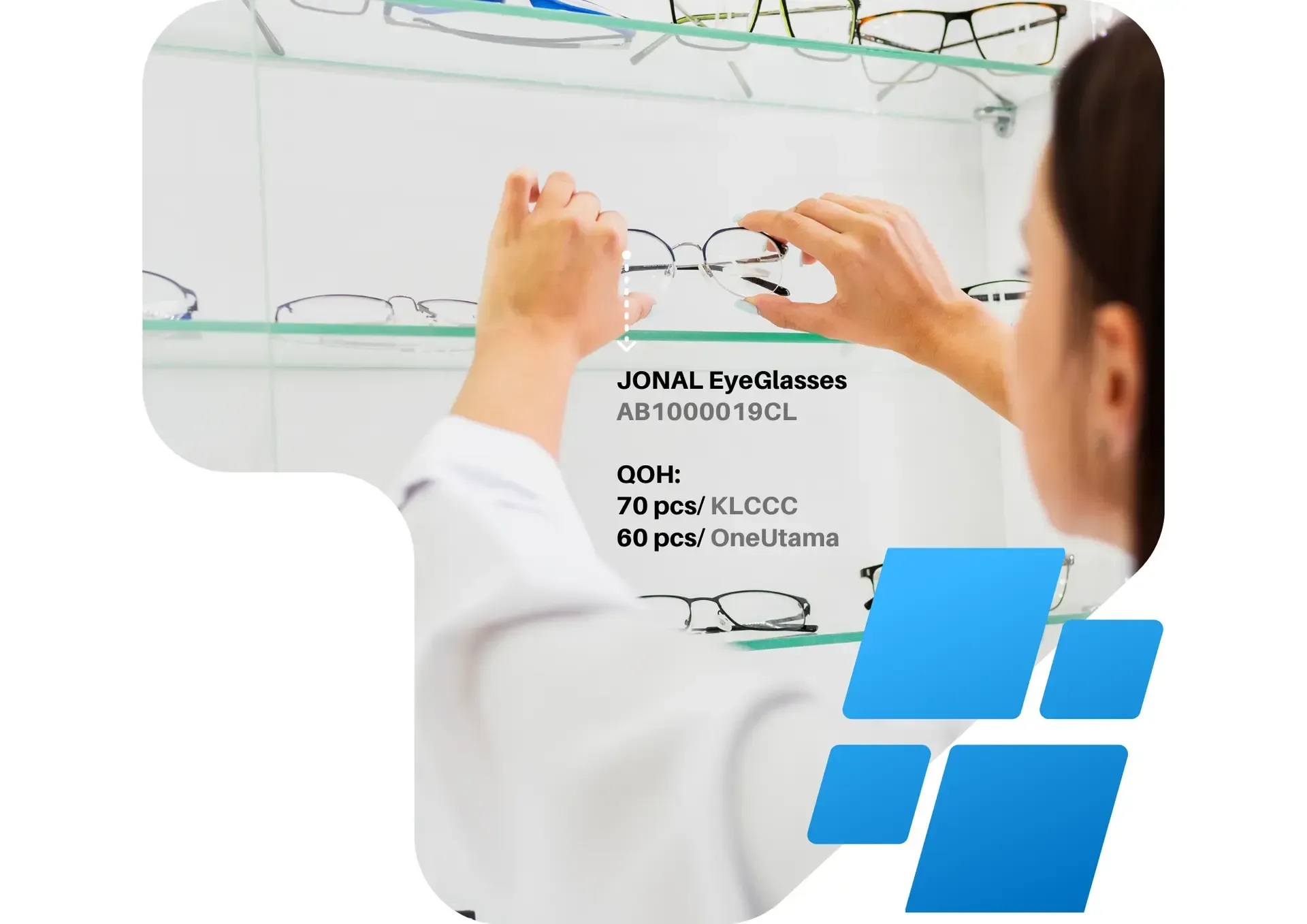 Real-time optical inventory sync across showrooms and warehouses Real-time optical inventory sync across showrooms and warehouses