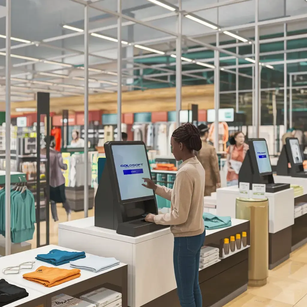 Scan & Go Self-Checkout Kiosk