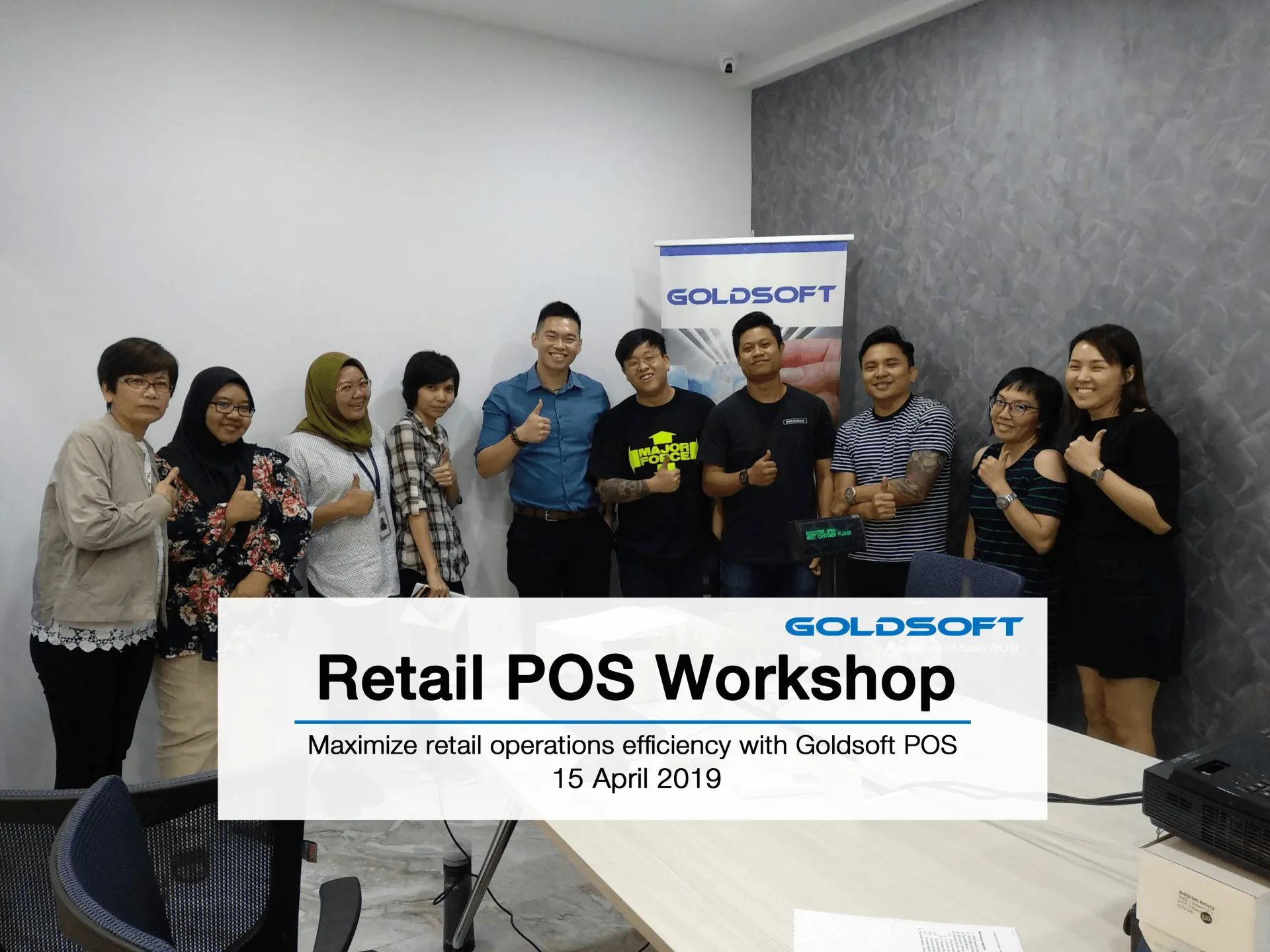 Goldsoft Retail POS Workshop Mar & Apr 2019