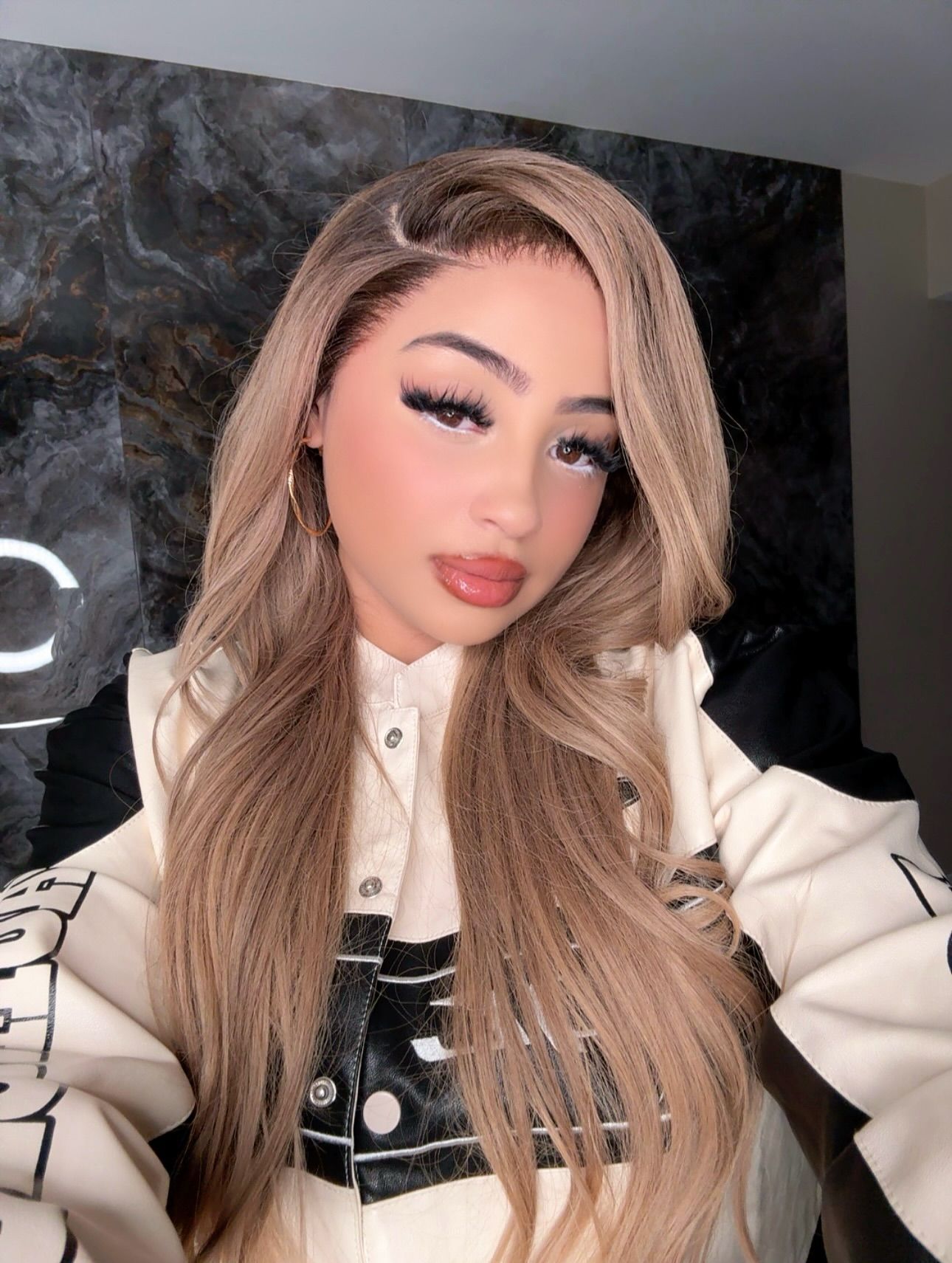 Custom Highlight Blonde Frontal Wig