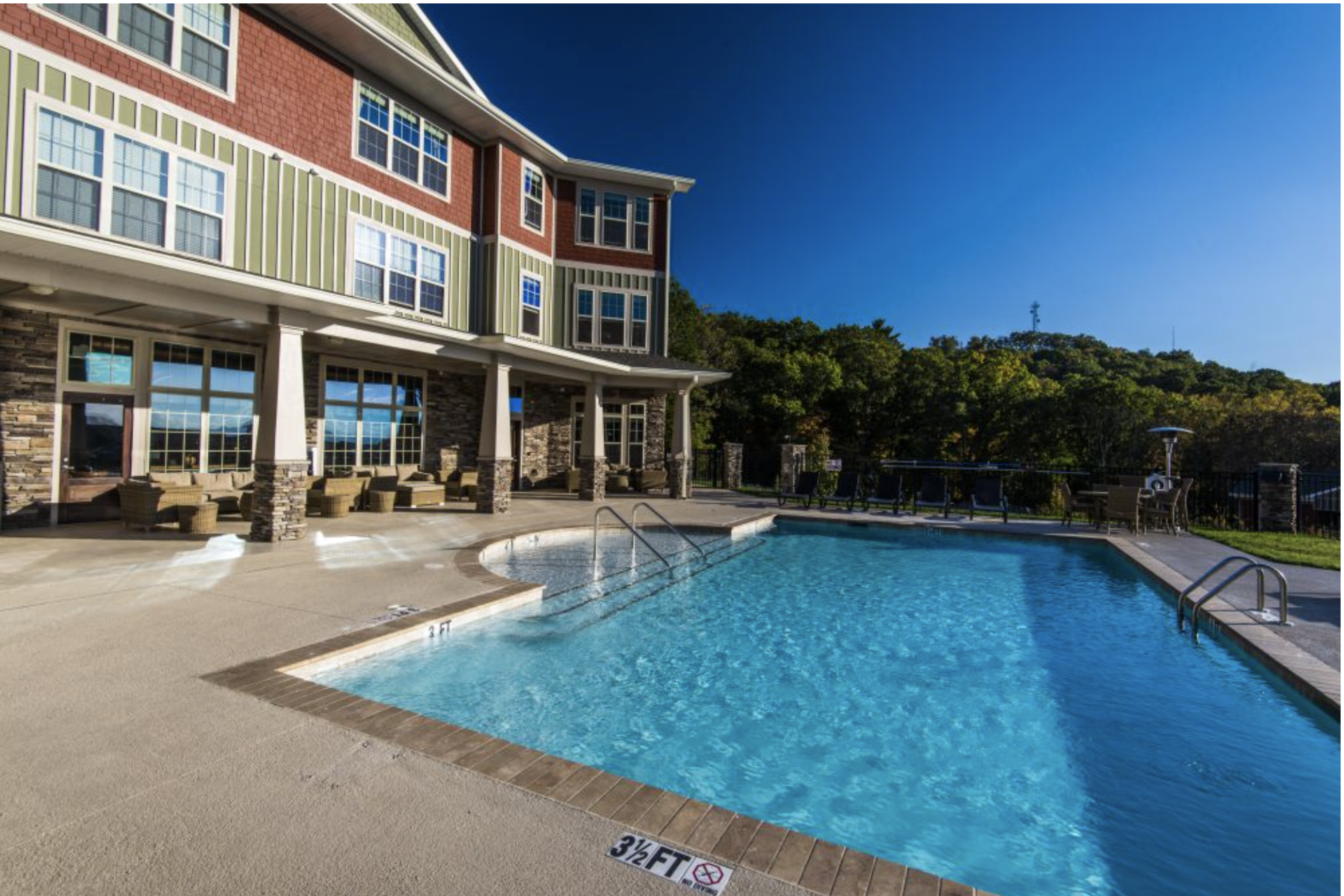 Resort Style Clubhouse Pool at Retreat at Hunt Hill