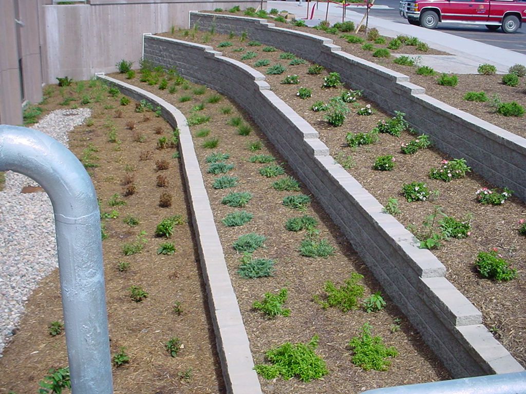 Decorative retaining walls