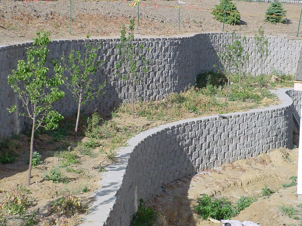 outside retaining walls