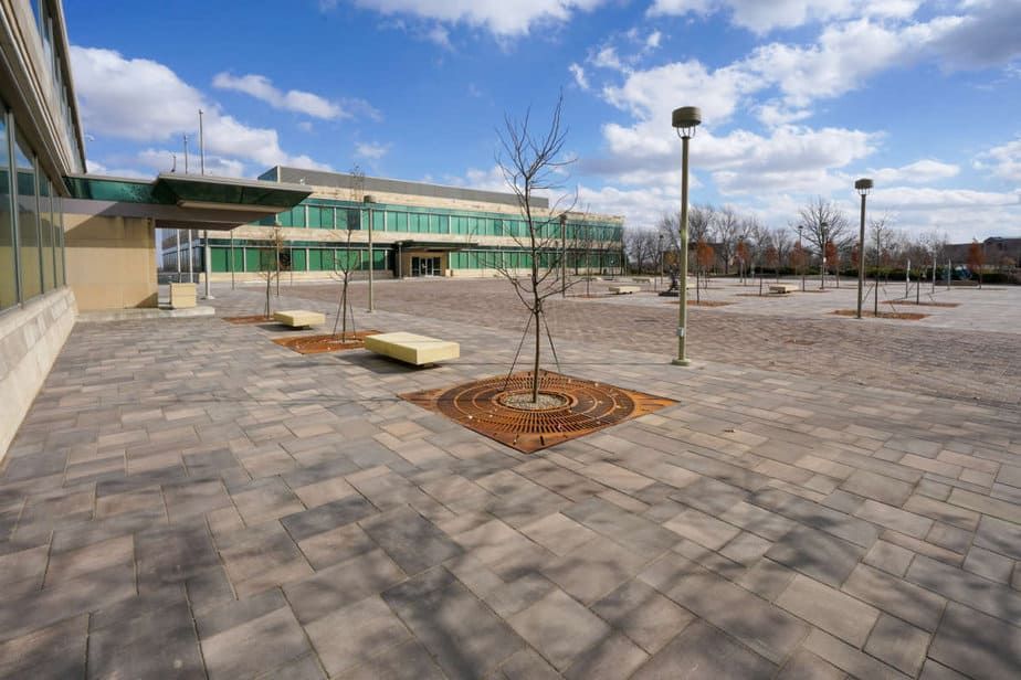 Commercial Brick Floor — Lincoln, NE — Dreamscapes Inc.