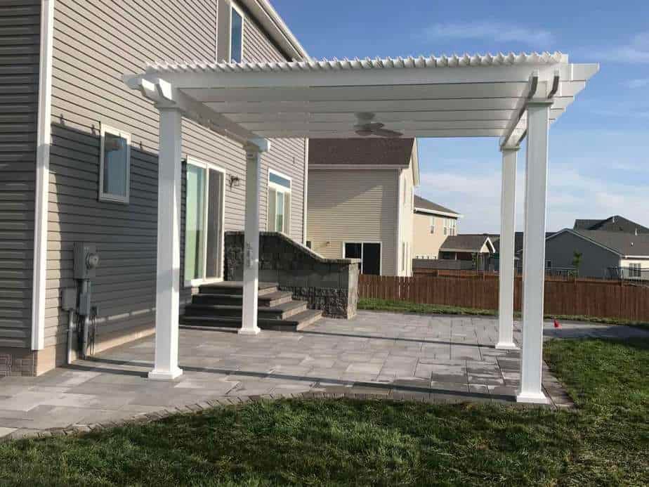 Pergolas With Stairs — Lincoln, NE — Dreamscapes Inc.