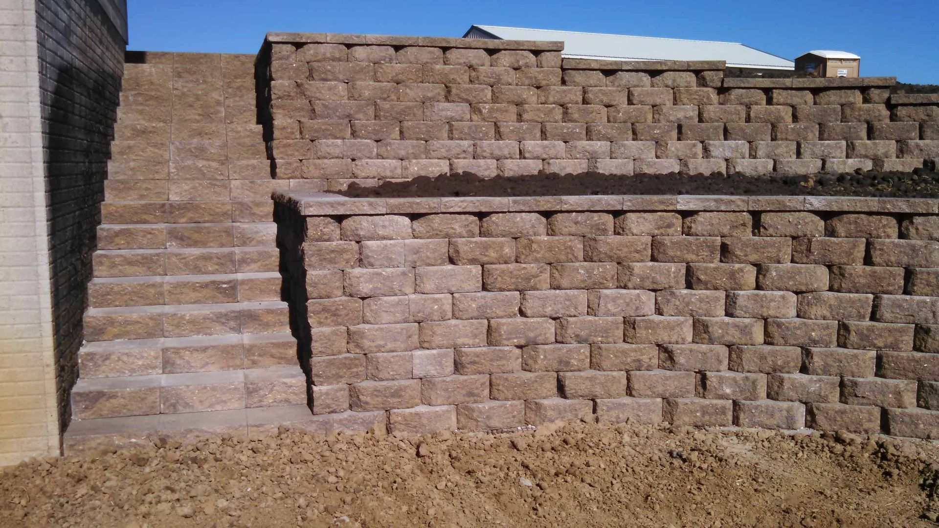 Retaining Wall Brick — Lincoln, NE — Dreamscapes Inc.