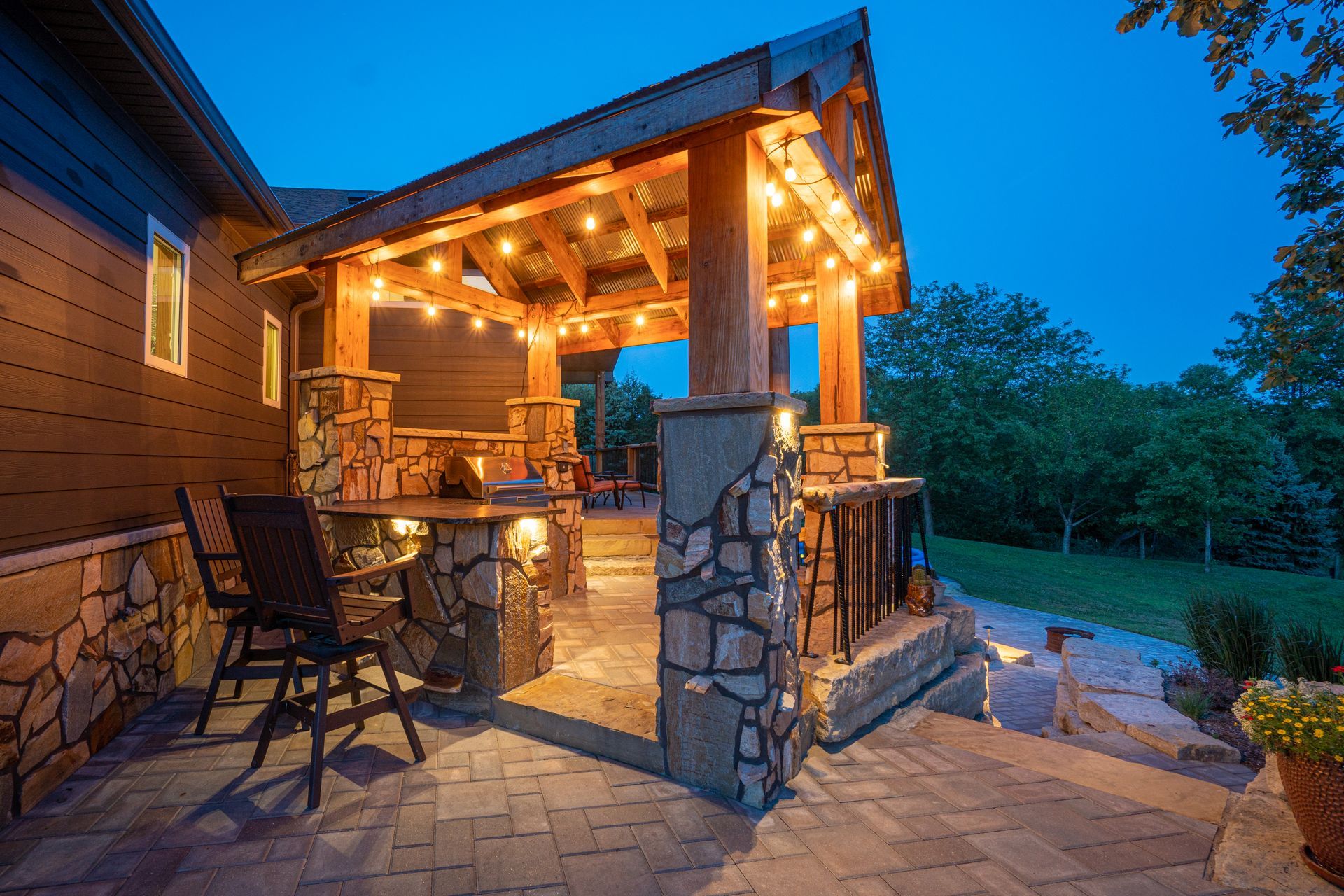 LED Lighting Front house
