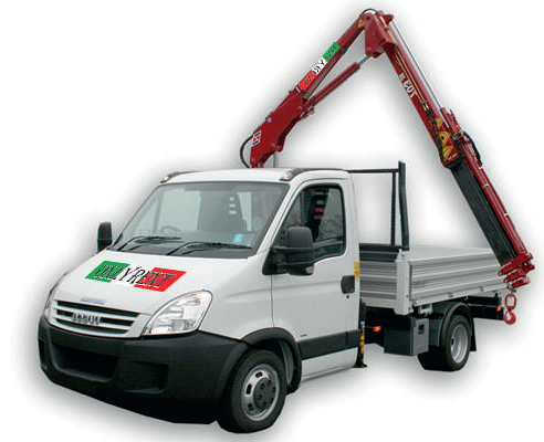 cassone fisso con gru