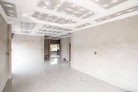 Unfinished room of inside house under construction