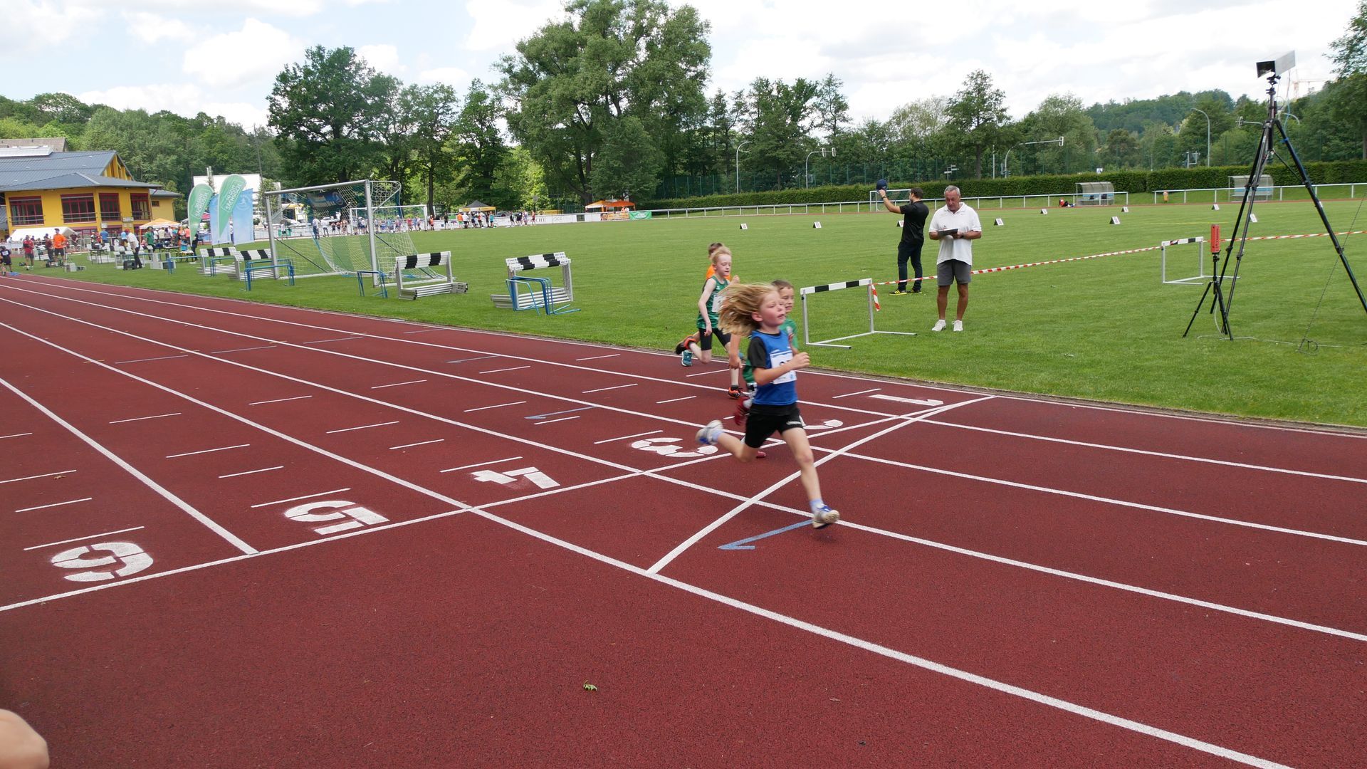 Luan beim Zieleinlauf