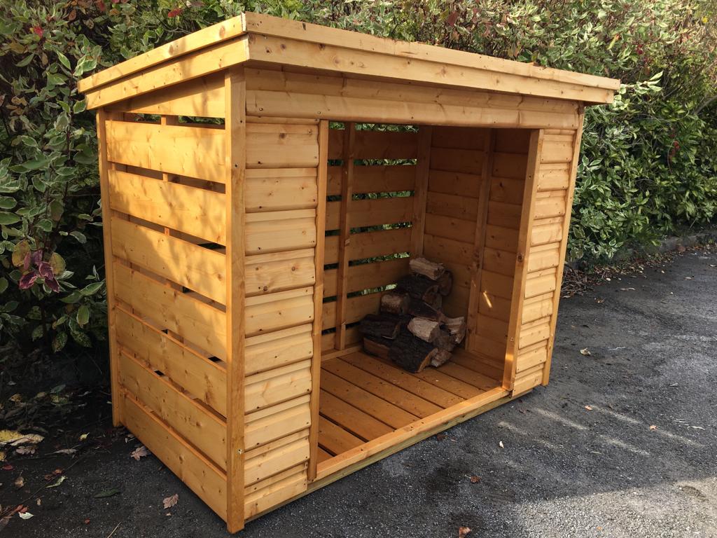 6' x 3' Log store available to view at a under cover show site. SA10 9EL