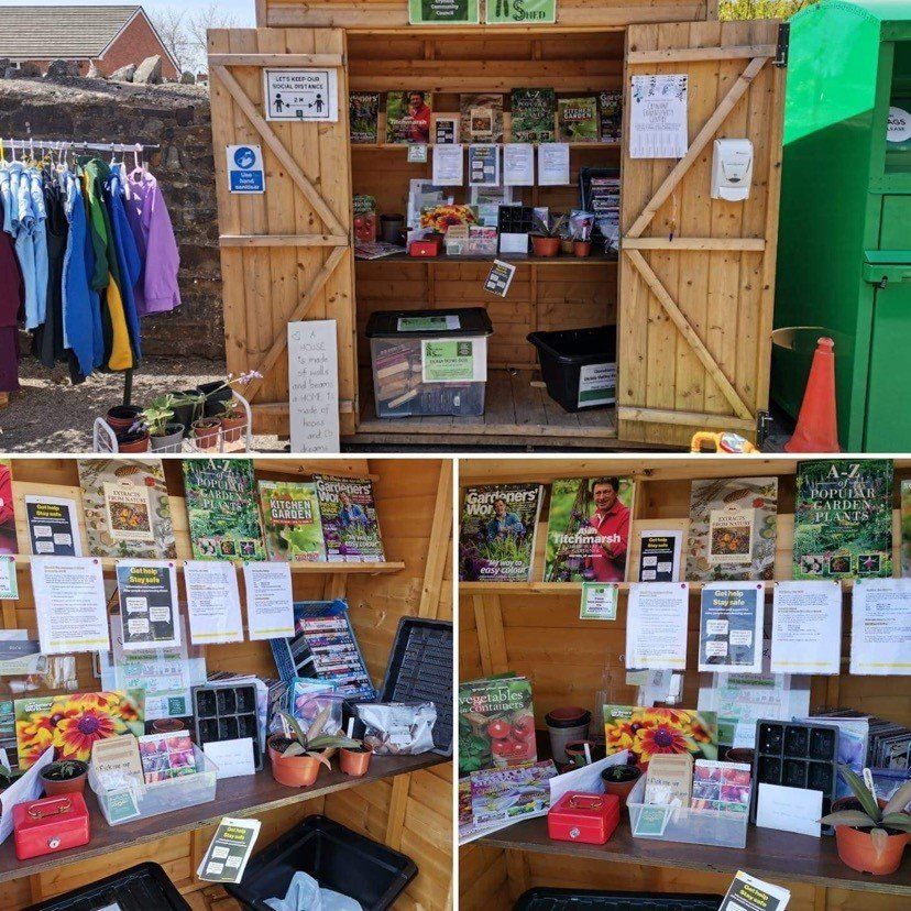 Our Storage Sheds used as a sharing shed. For local communities to share items they no longer want.