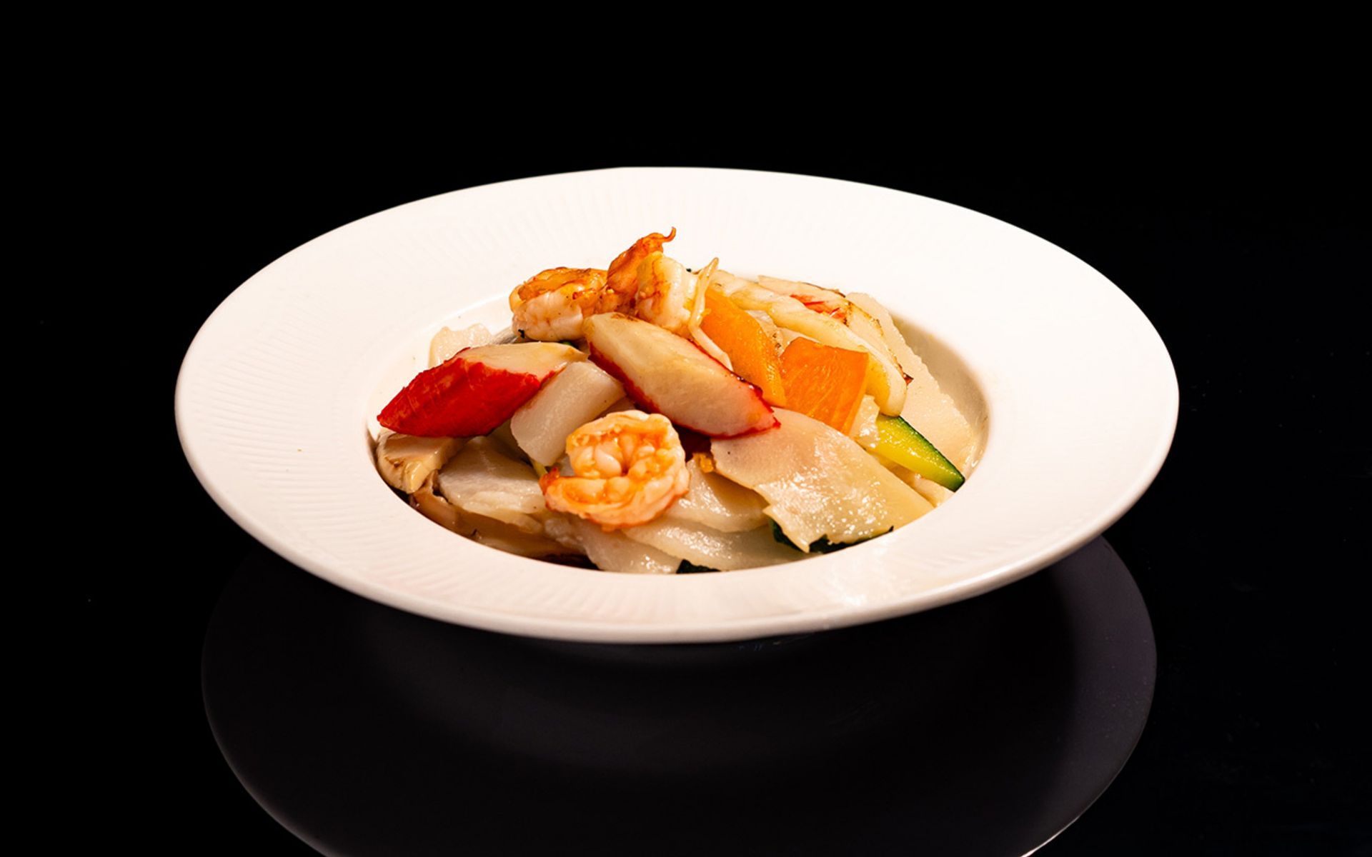 Misto di frutti di mare con gamberi