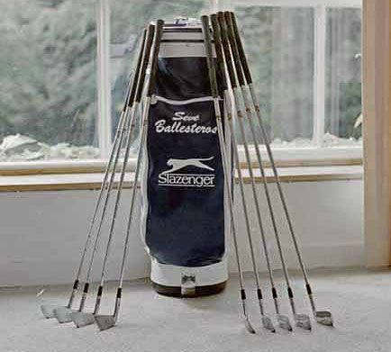 Seve Balleteros Golf Clubs with bag