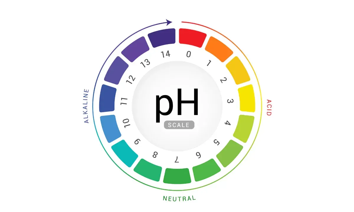 pH scale image