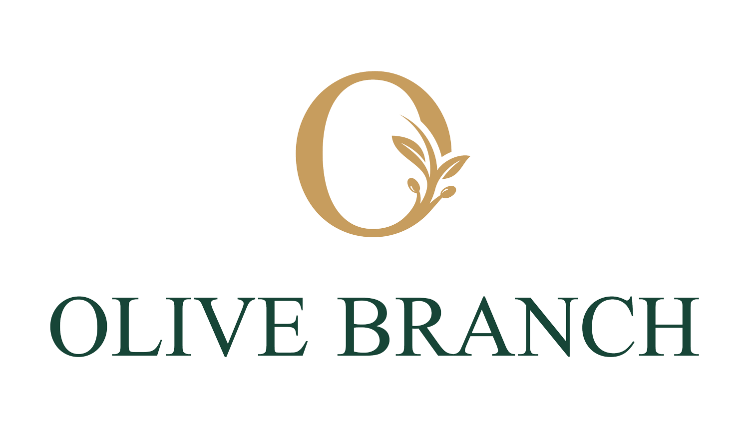 Olive Branch Event Center Logo. Just reads Olive Branch with 