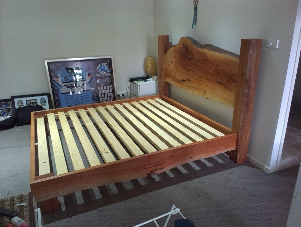 wood bed