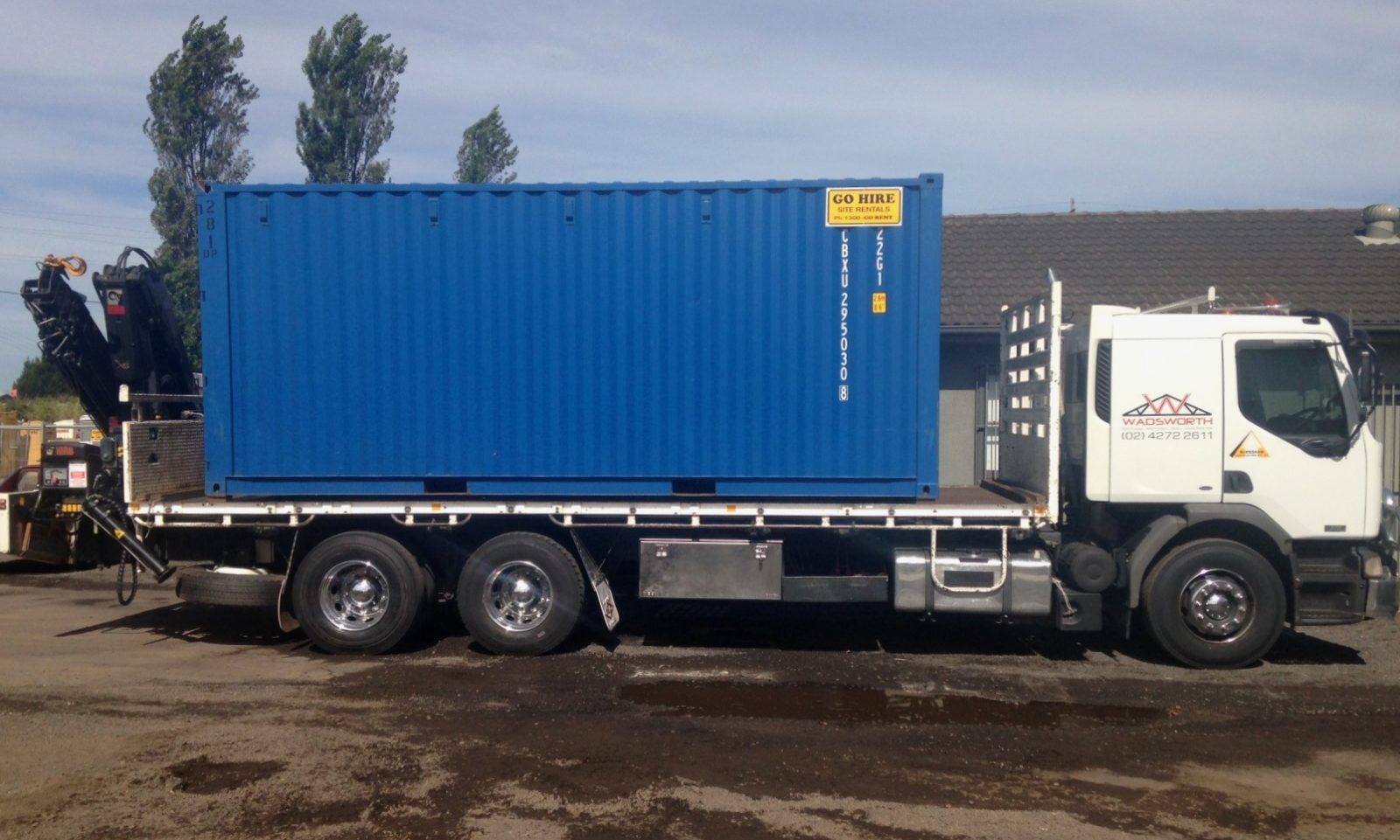 Crane Truck Hire I Wadsworth Joinery Wollongong, Unanderra