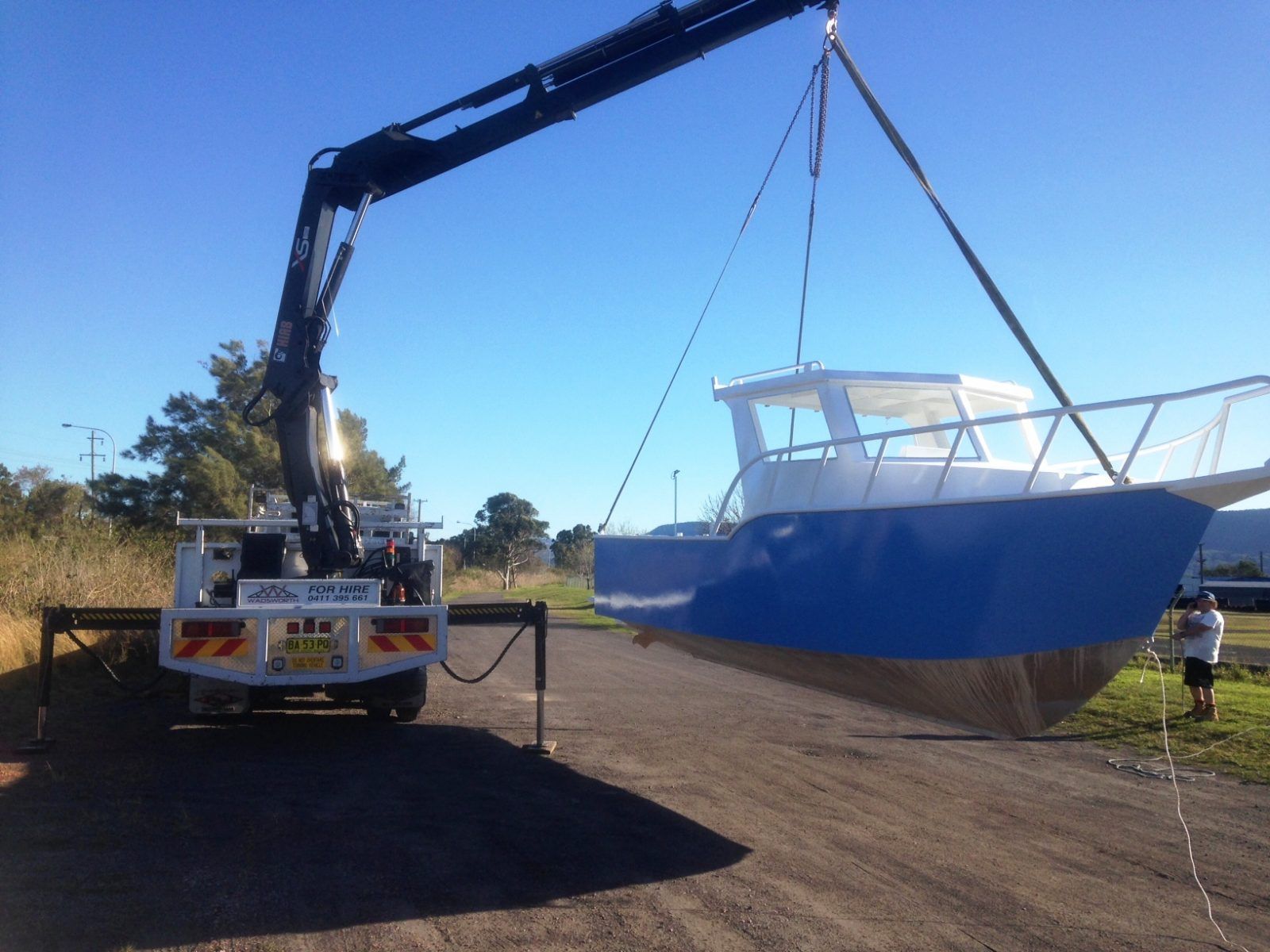 Crane Truck Hire I Wadsworth Joinery Wollongong, Unanderra