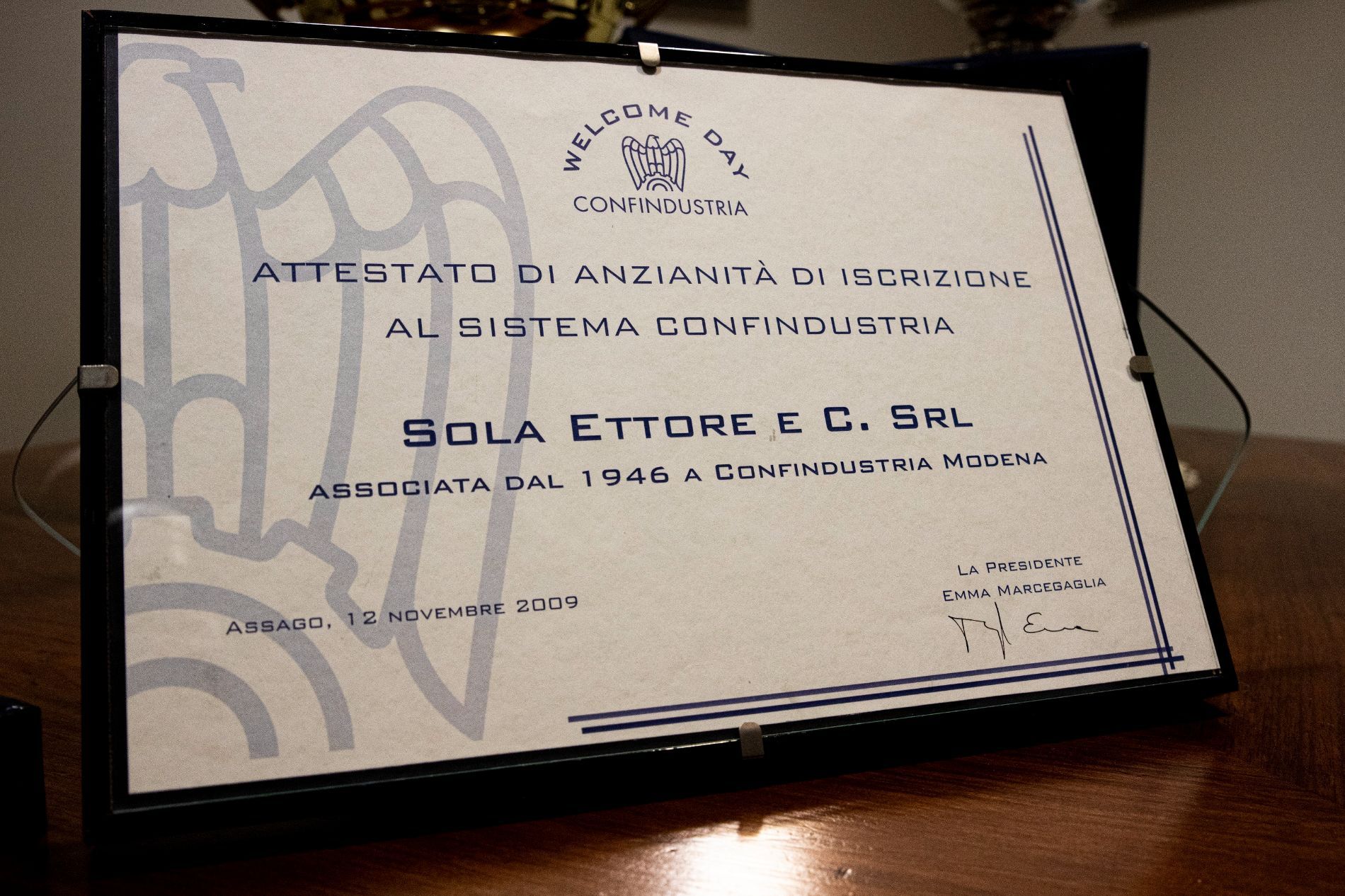 certificazione dell'azienda