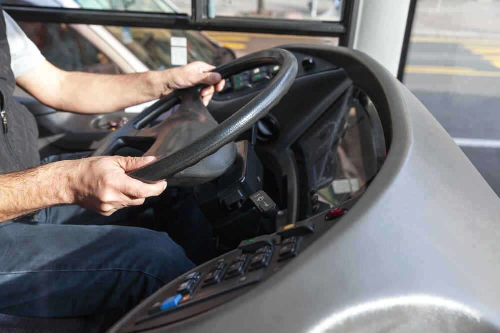 Bus Driver At Work — Local Bus Hire in Ballina, NSW