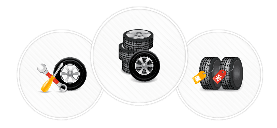 tyres with tools