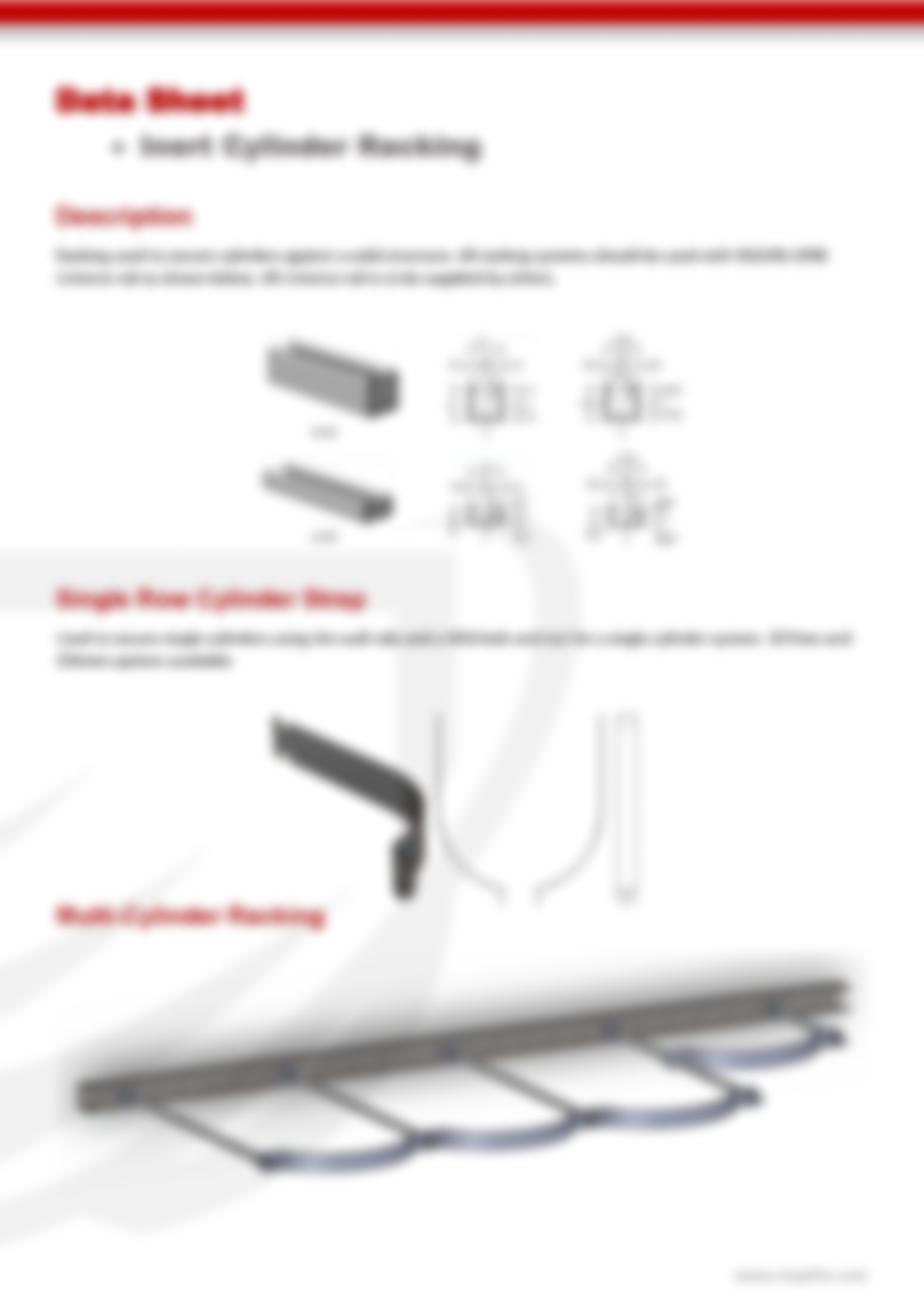 Inert Gas Cylinder Racking