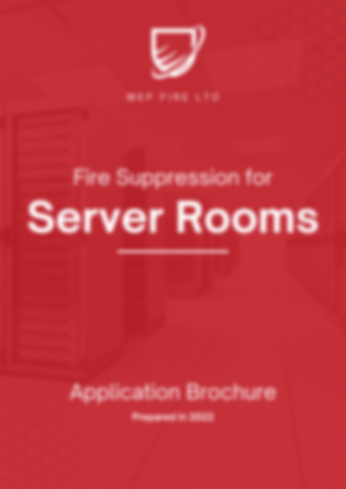 Server Room Fire Suppression Application Brochure