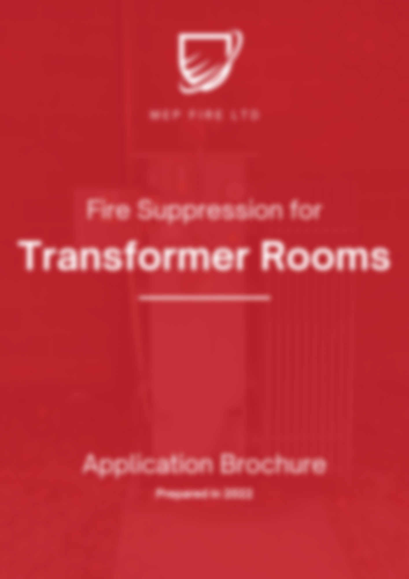 Transformer Room Fire Suppression Application Brochure