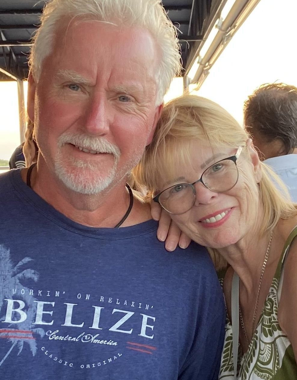 The owners of Paradise In Placencia