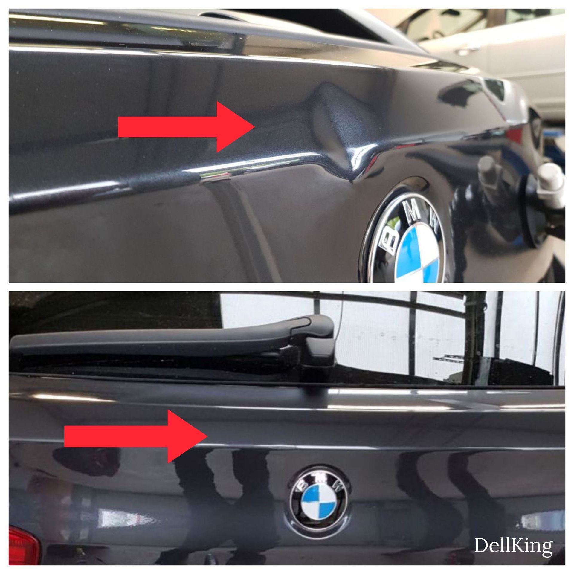 Vorher-Nachher Bild Dellenentfernung