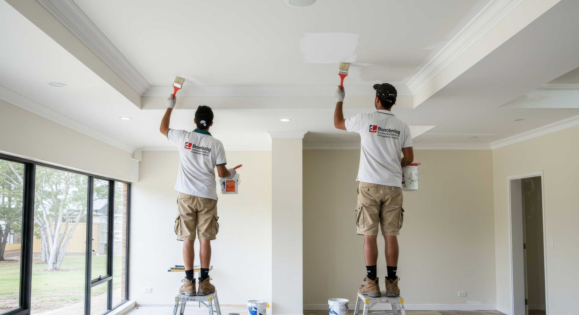 Glide Painters Completing Office Painting Service in Bundaberg