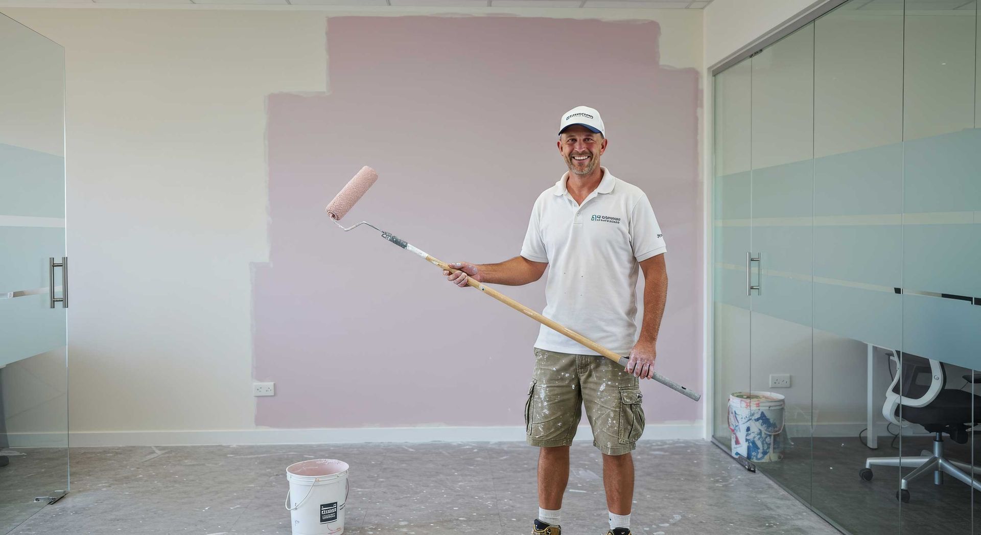 Glide Painters Commercial Crew on Site in Gladstone