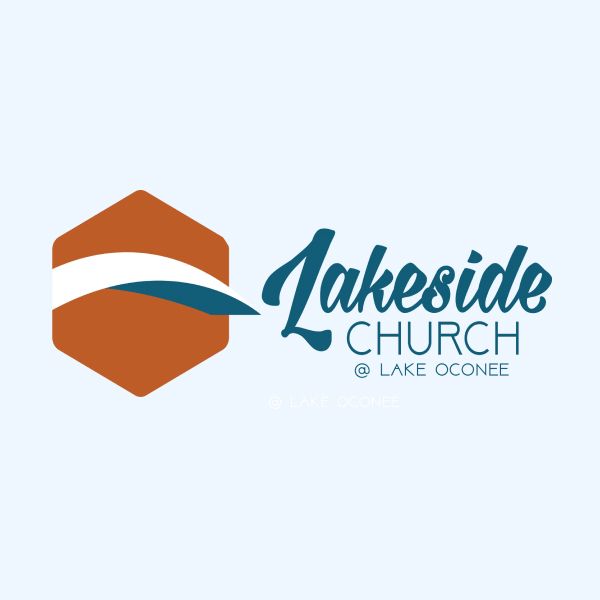 A logo for lakeside church in lake oconee