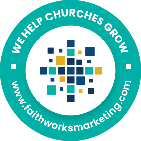 A logo that says we help churches grow