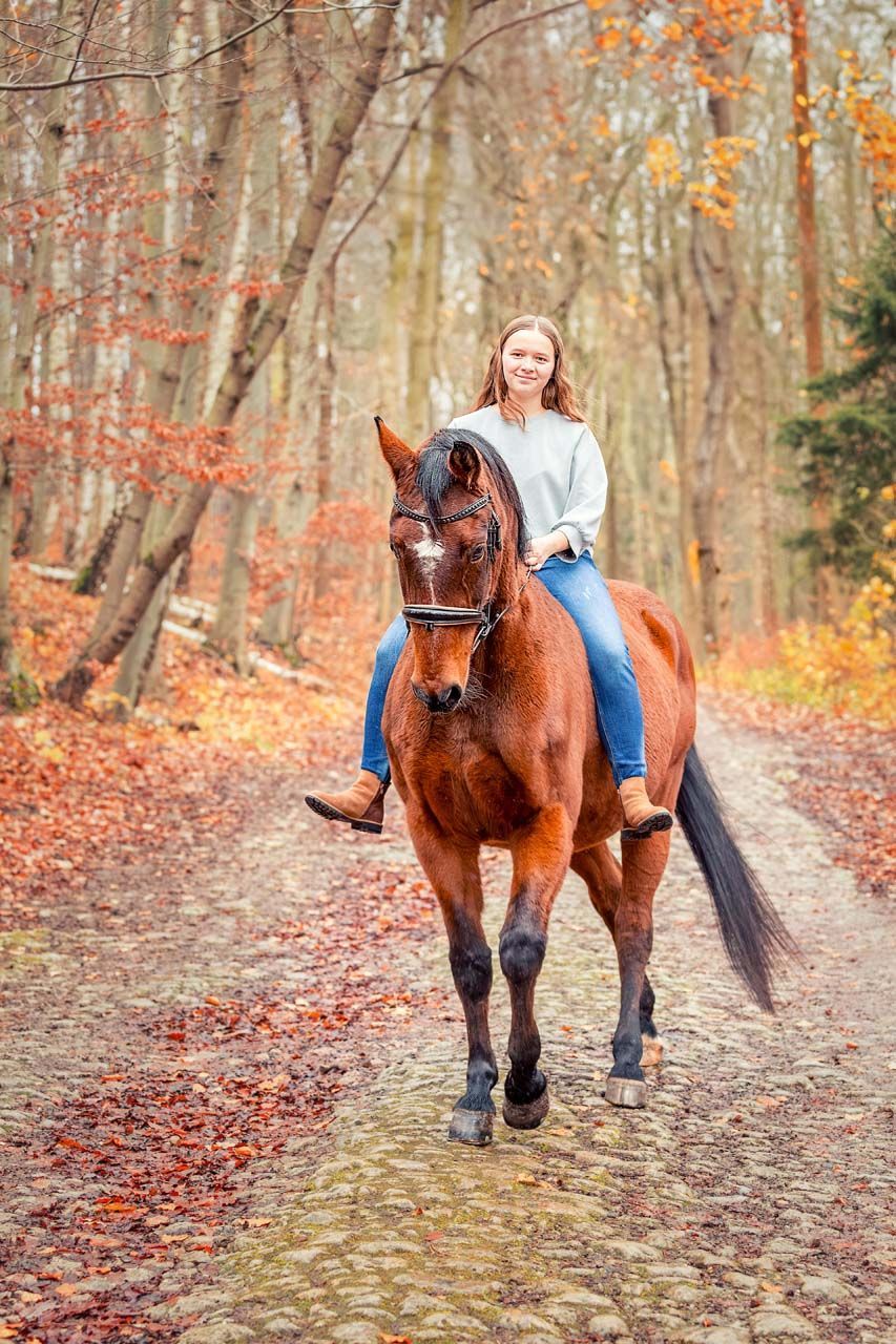 Pferd-Reiter-Fotografie Pferdefotoshooting Thüringen