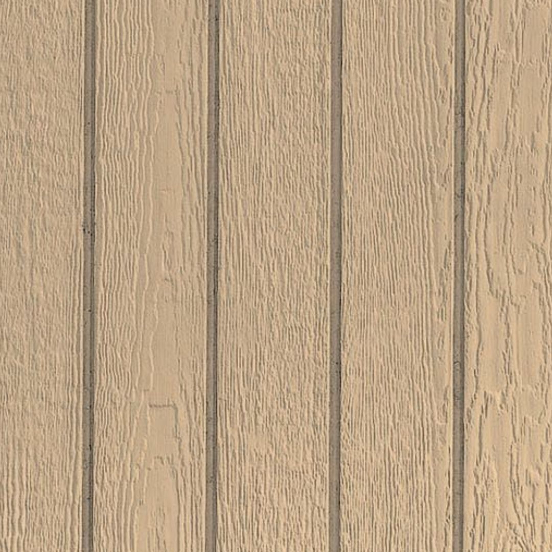 LP SmartSide Smooth Panel Siding in white.