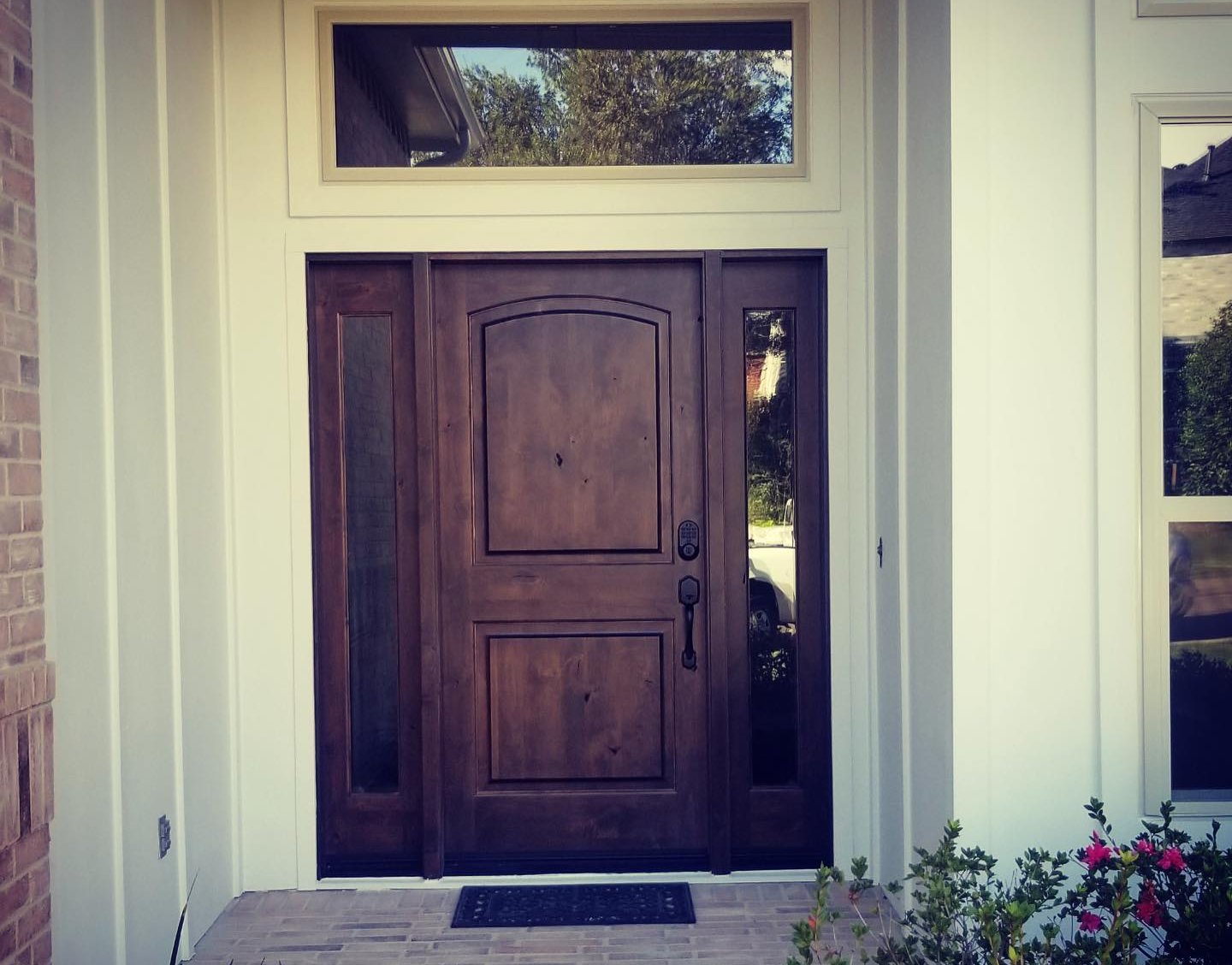 Entry Door installed in Texas by Preview Construction.