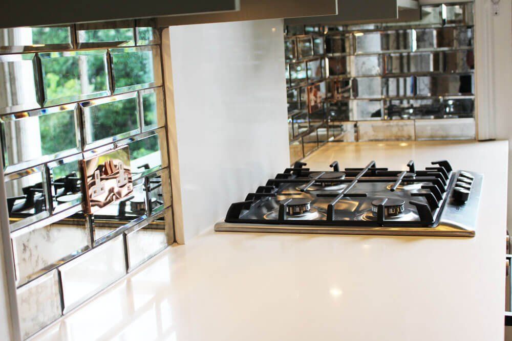 shiny  and modern kitchen